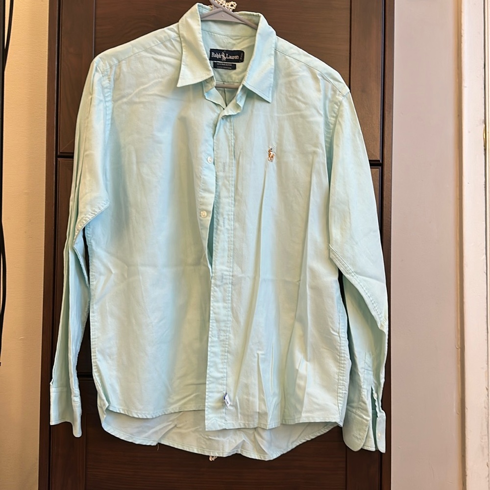 Ralph Lauren green shirt
